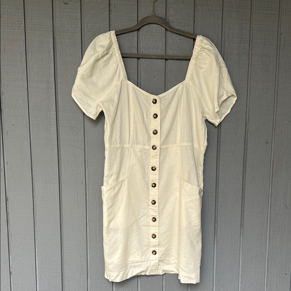 NWT Madewell  Button-Down Dress Size 14